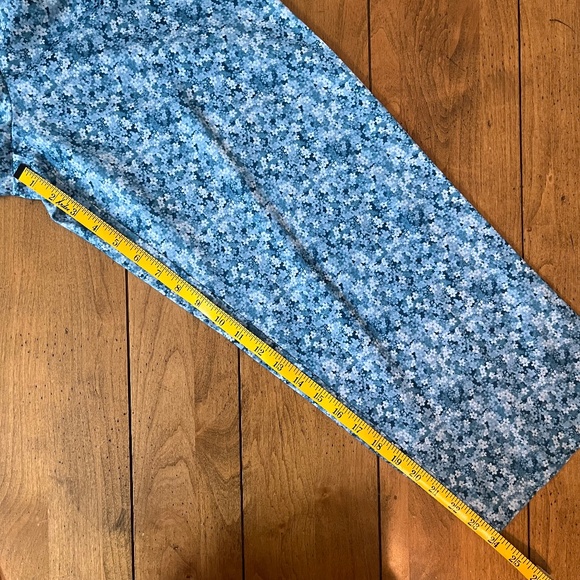 Vintage Laura Ashley Floral Cropped Pants (Size 8) - Picture 7 of 9